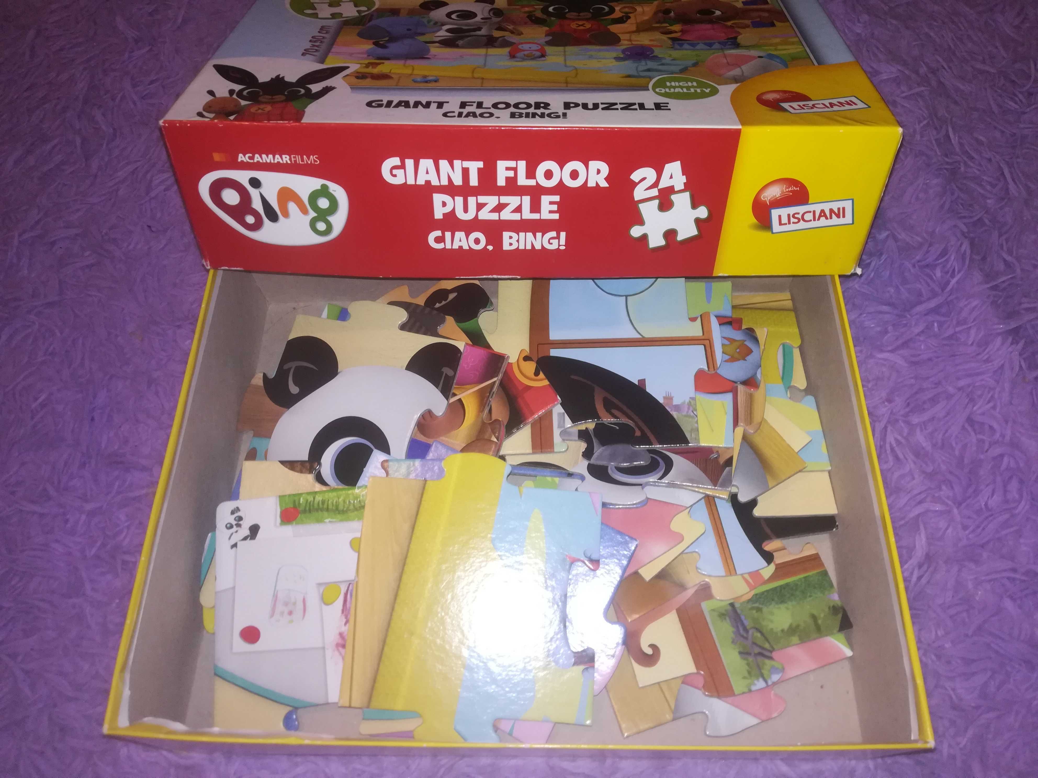 Puzzle Maxi Tomek, oraz Bing  dla dzieci