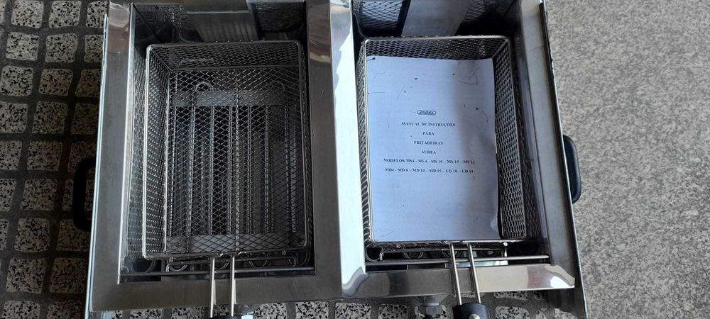 Fritadeira industrial monofásica 8 litros