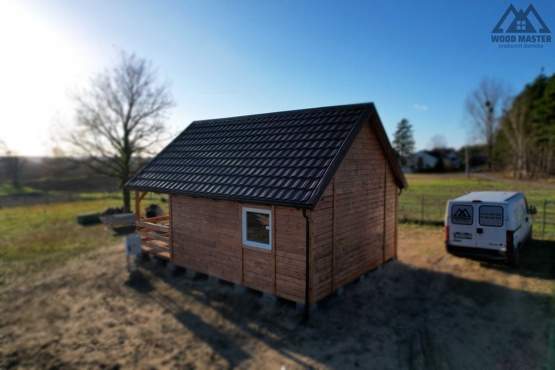 Domek letniskowy 25m2 + 10m2 taras. Na zgłoszenie,