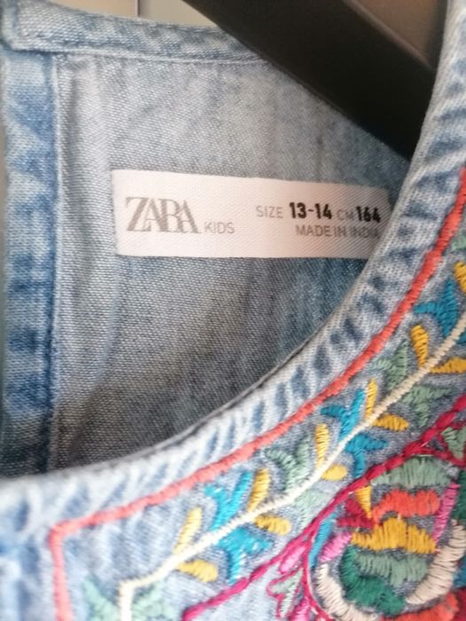 Vestido de ganga Zara 13-14 anos