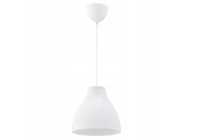 Lampa wisząca biała Ikea MELODI 1   28cm