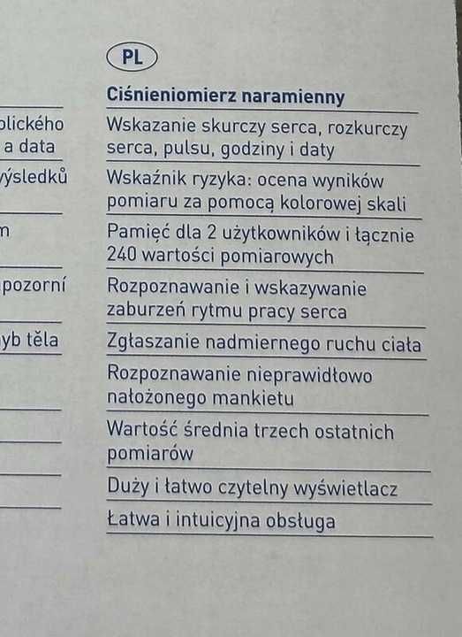 Ciśnieniomierz elektroniczny Weinberger HL868VF na ramię