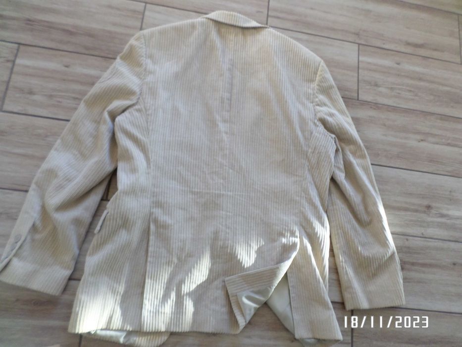 firmowa marynarka męska-sztruks-M/L