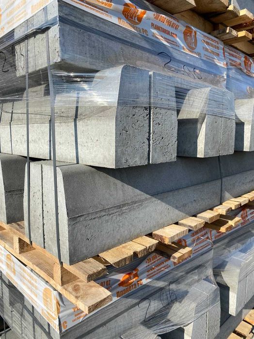 Бордюр дорожный 1000х300х150 мм Серый