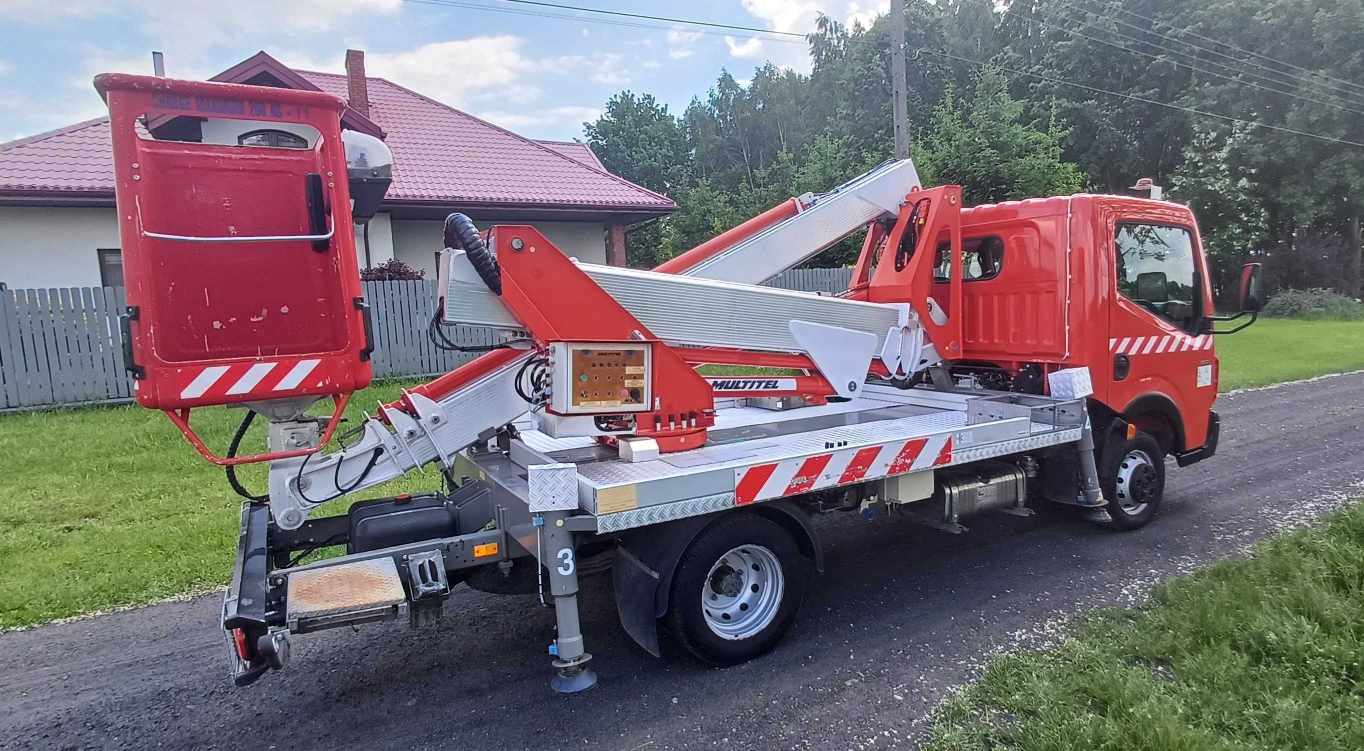 Renault Maxity 20 m zwyżka podnośnik koszowy Multitel MX 200 DS cmc