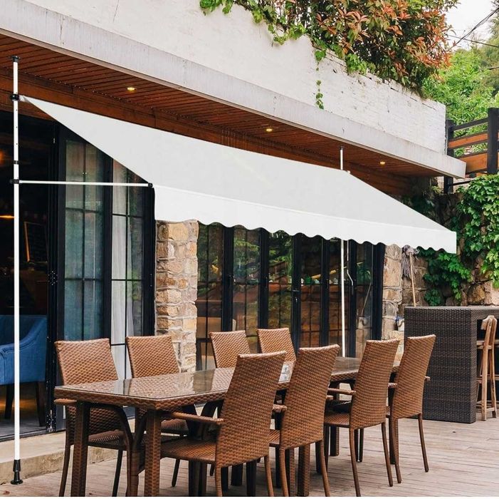 Markiza balkonowa tarasowa rozporowa 350 x 125cm