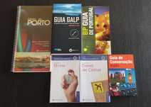 Livros guias - Galp / BP / Porto / Roteiro / Stress / Dores de costas