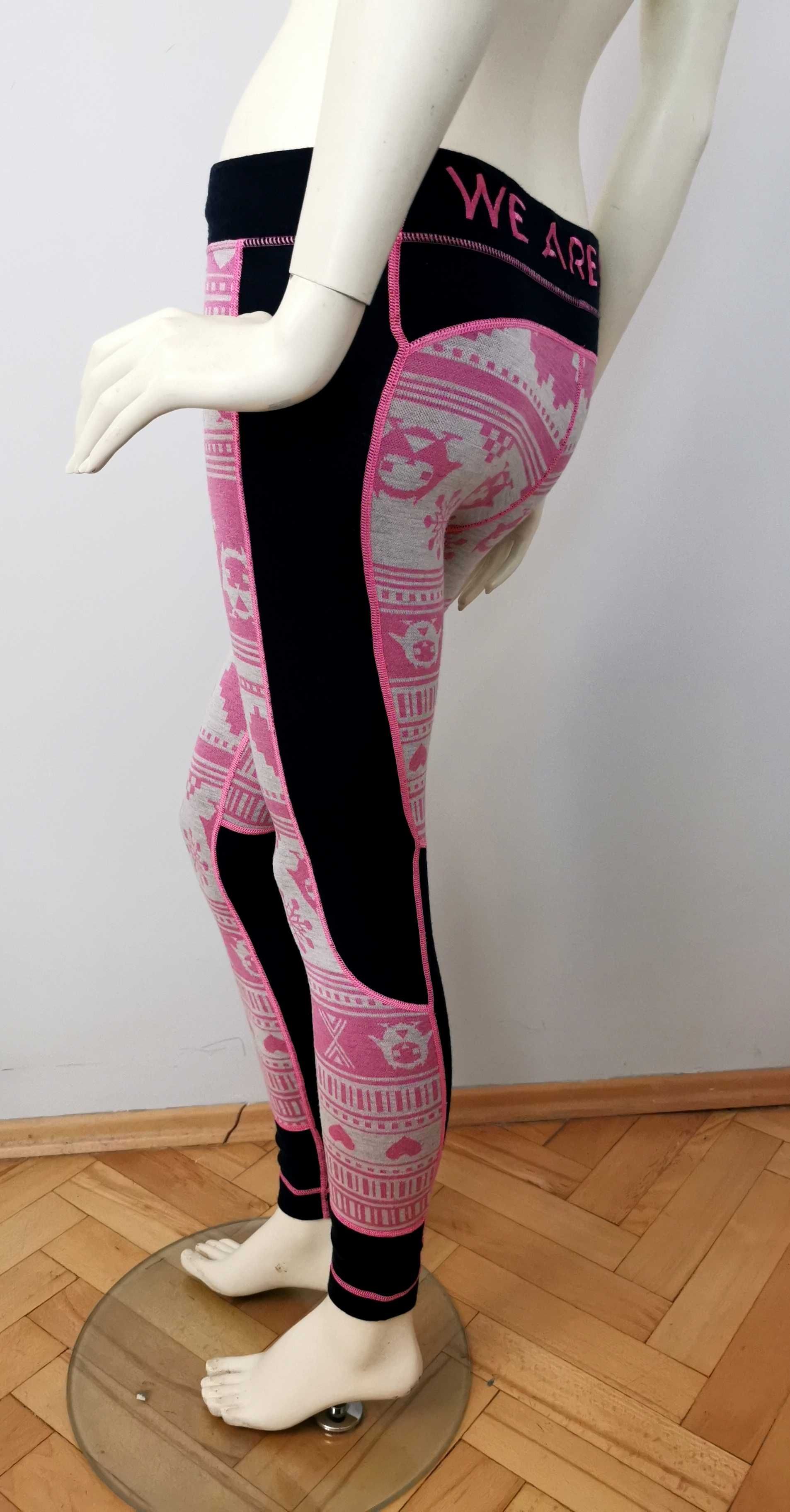 We Are Fit - Cudne Damskie Legginsy Wełna Merino XS Nowe !!!