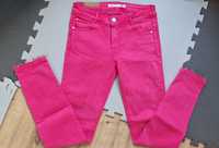 Różowe spodnie Zara 34