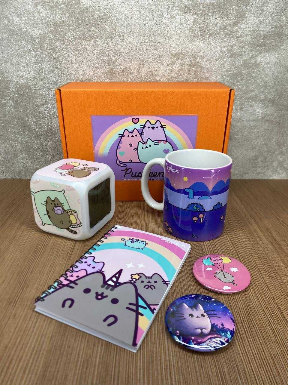 Подарочный набор Кот Пушин Pusheen cat школьный набор