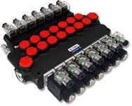 ROZDZIELACZ Hydrauliczny Elektryczny 7 SEK 80L 12V [3268]