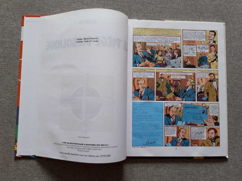 BD Blake et Mortimer "le piége diabolique"