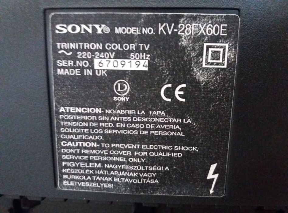 TV SONY Em Bom Estado
