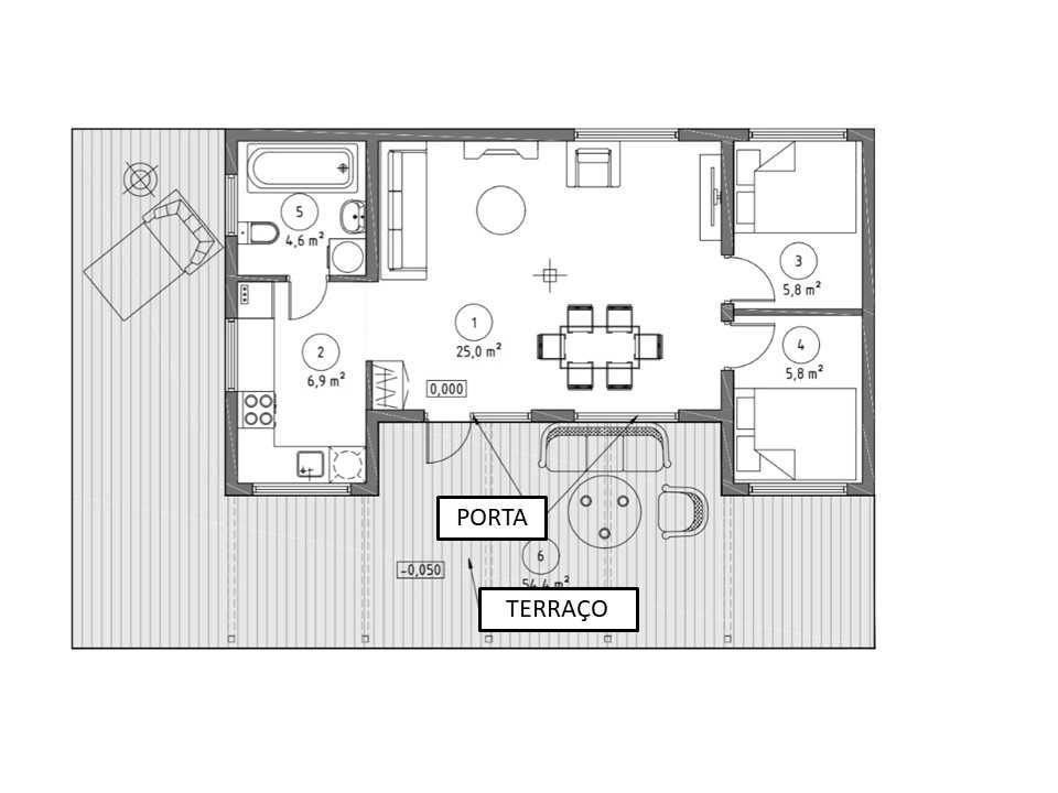 Casa de Madeira, Pré-Fabricada, Bungalow T0-T2