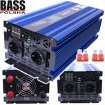 BASS POLSKA Przetwornica Napięcia 12v/230v 3000w/6000w Czysty Sinus