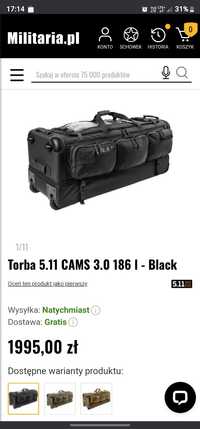 Torba taktyczna 5.11 jak nowa 190 l