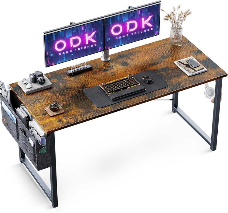 Biurko ODK 120x48cm  torbą do przechowywania i wieszakiem na słuchawki