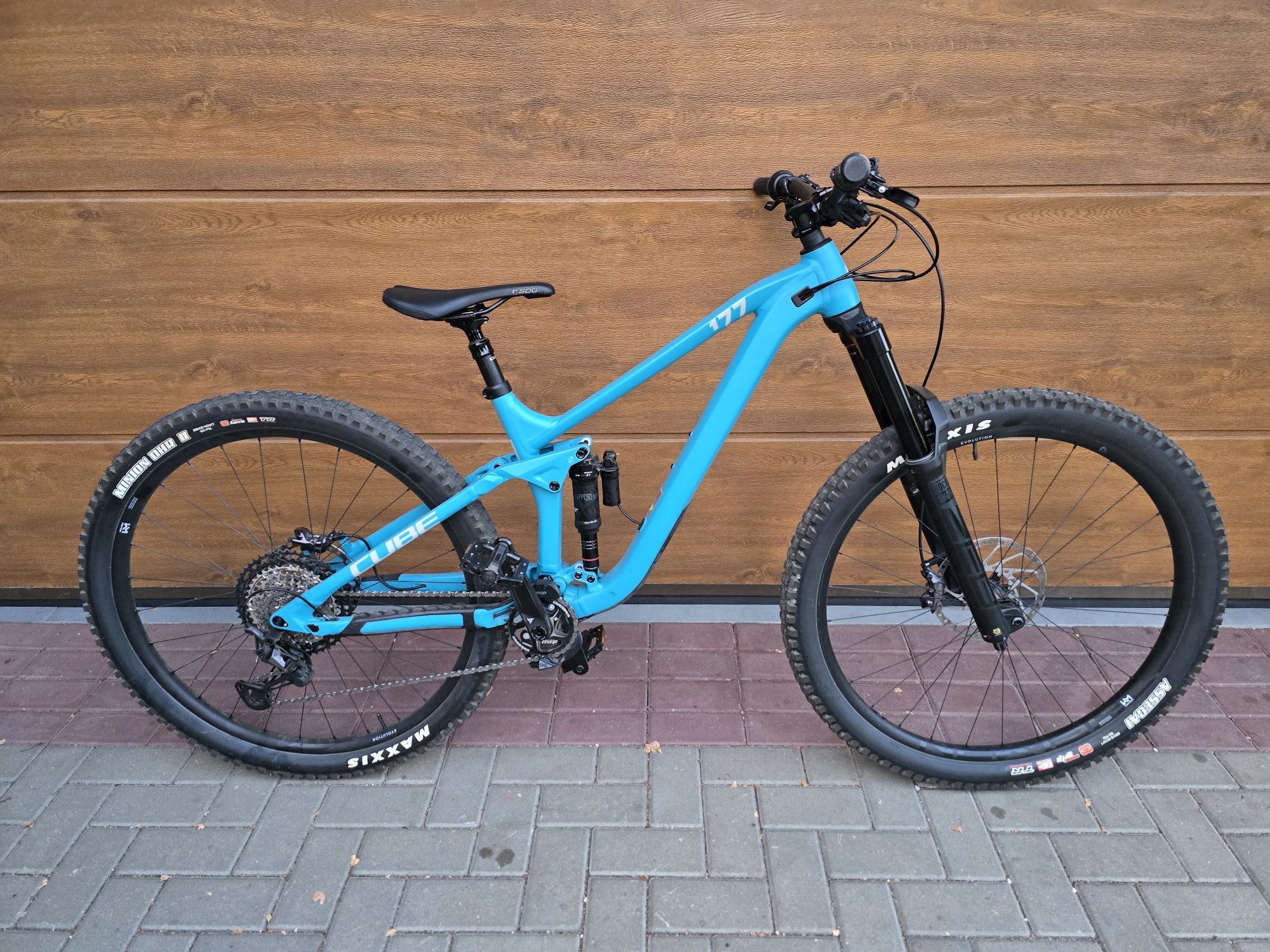 Cube Stereo ONE77 177 Race bondiblue´n´grey M rower gorski enduro full
