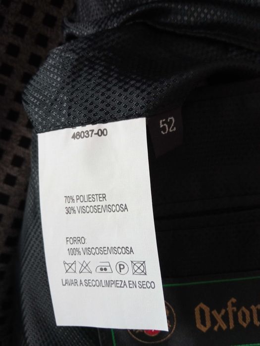 Fato Homem Casamento Tam.52, Oxford, 70% poliester, 30% viscose