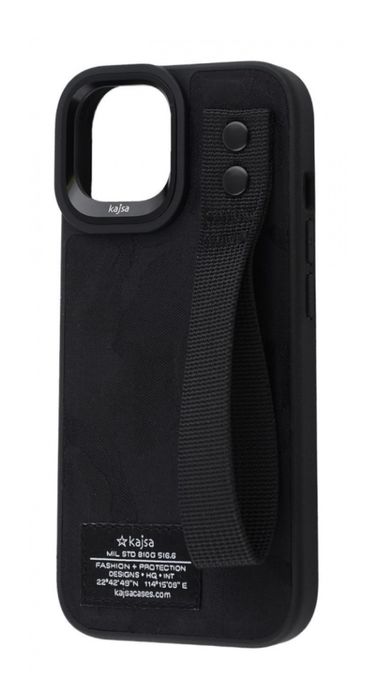 Чохол Kajsa black Outdoor Collection iPhone 15 Pro