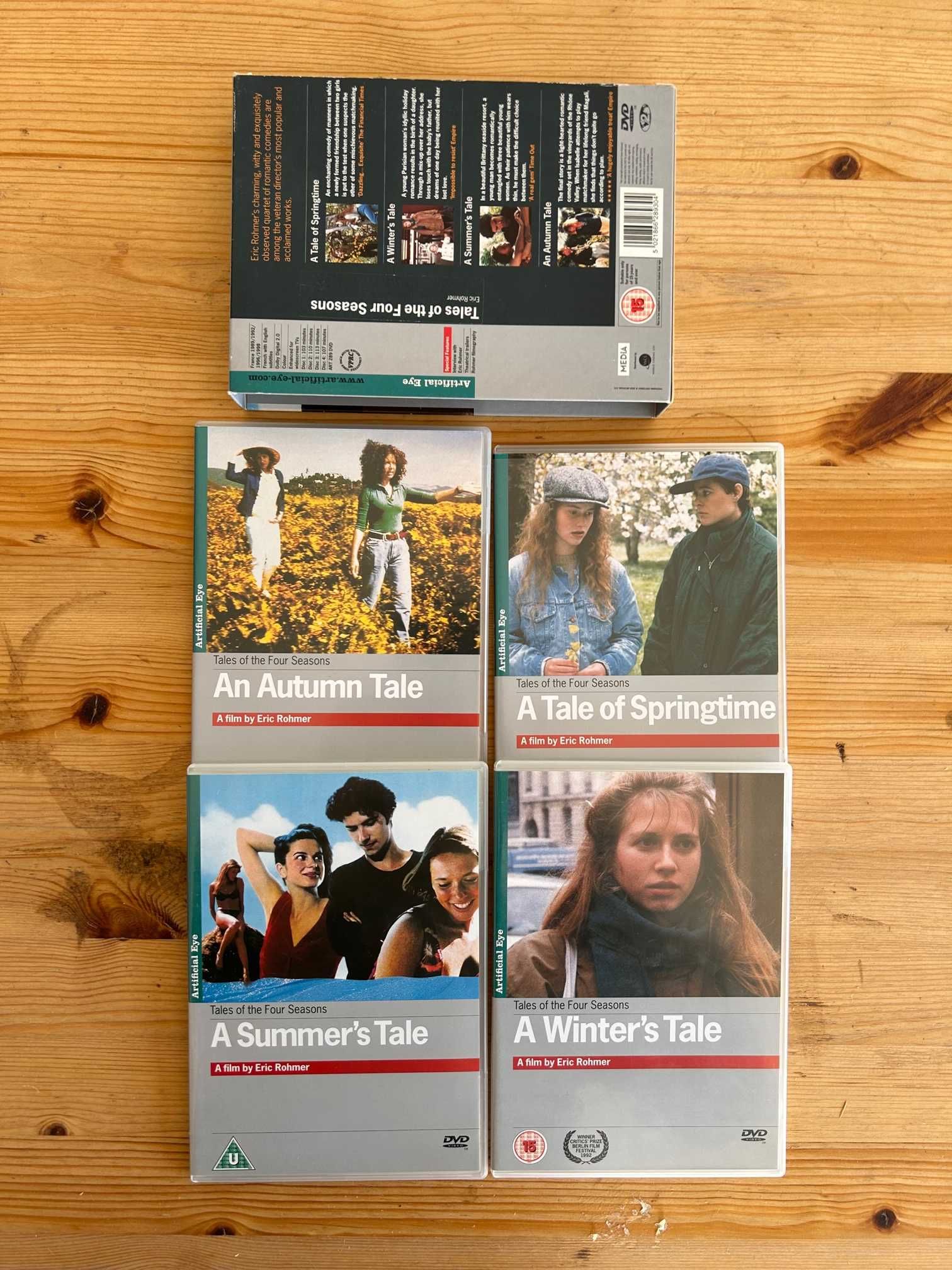 dvd eric rohmer contos das 4 estações