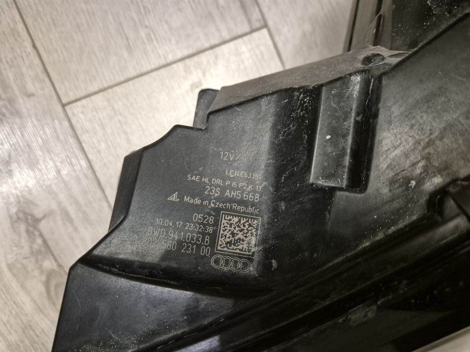 Фара ліва Audi A4 B9 Full Led 2016-2019 USA