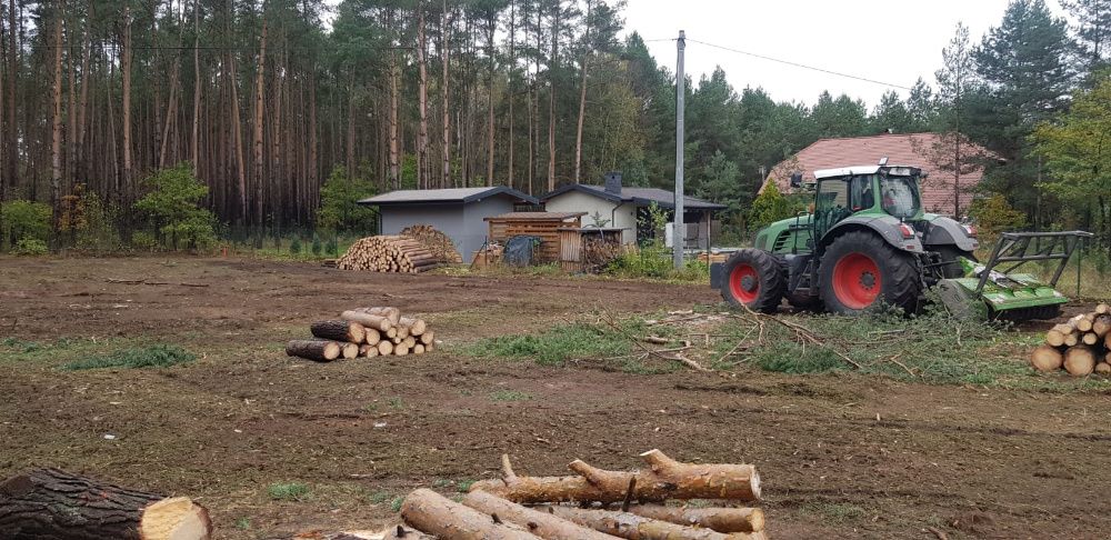 Karczowanie Wycinka drzew MulczerLeśny Czyszczenie działek MULCZOWANIE