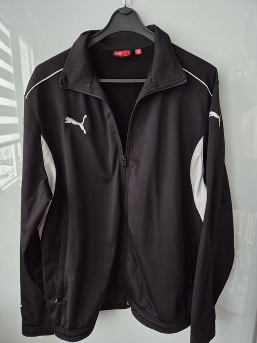 Czarna bluza zasuwana męska Puma L używana
