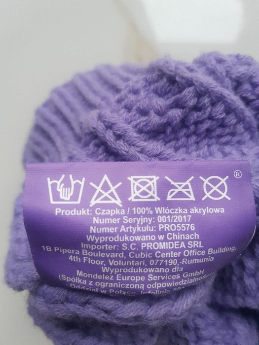 Czapka zimowa Milka nowa!