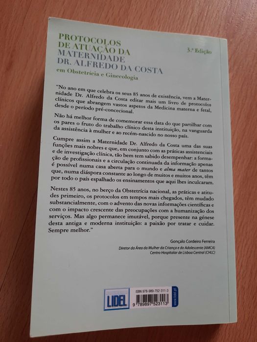 Protocolos de Atuação da Maternidade Dr. Alfredo da Costa