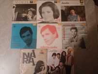 Discos Vinil Maxi Amália, Roberto Carlos e Outros.