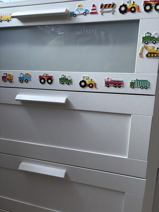 Komoda z 3 szufladami Ikea Brimnes biała