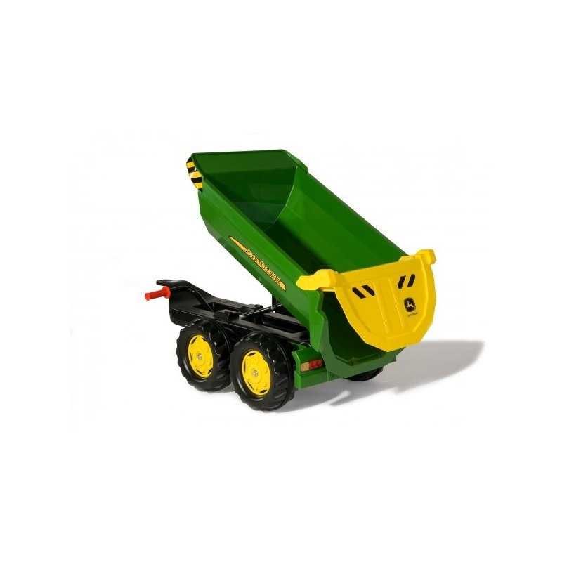 John deere PEG PEREGO koparka traktor + przyczepka dwuosiowa WYSYŁKA