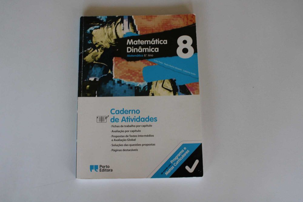 Caderno de Atividades "Matemática Dinâmica 8" - Matemática 8º ano