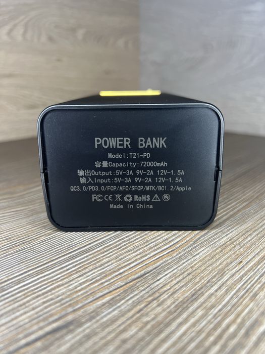 PowerBank 70.000mah PD/CQ 3.0 22.5W реальна ємність протестована Павер