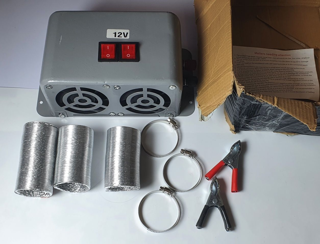 Nagrzewnica samochodowa 12V 800W