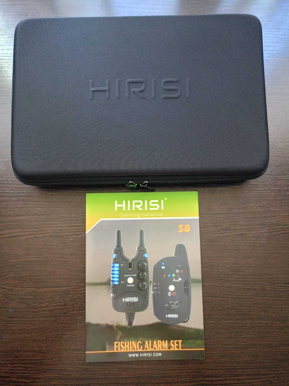 Сигнализаторы поклёвки  Hirisi S8 4+1, свингеры, быстросъёмы.