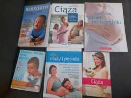 Książki o ciąży, porodzie i rozwoju dziecka.