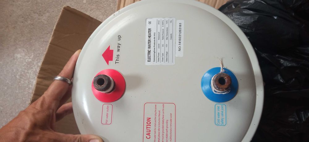 Caldeira 10litros a 12v