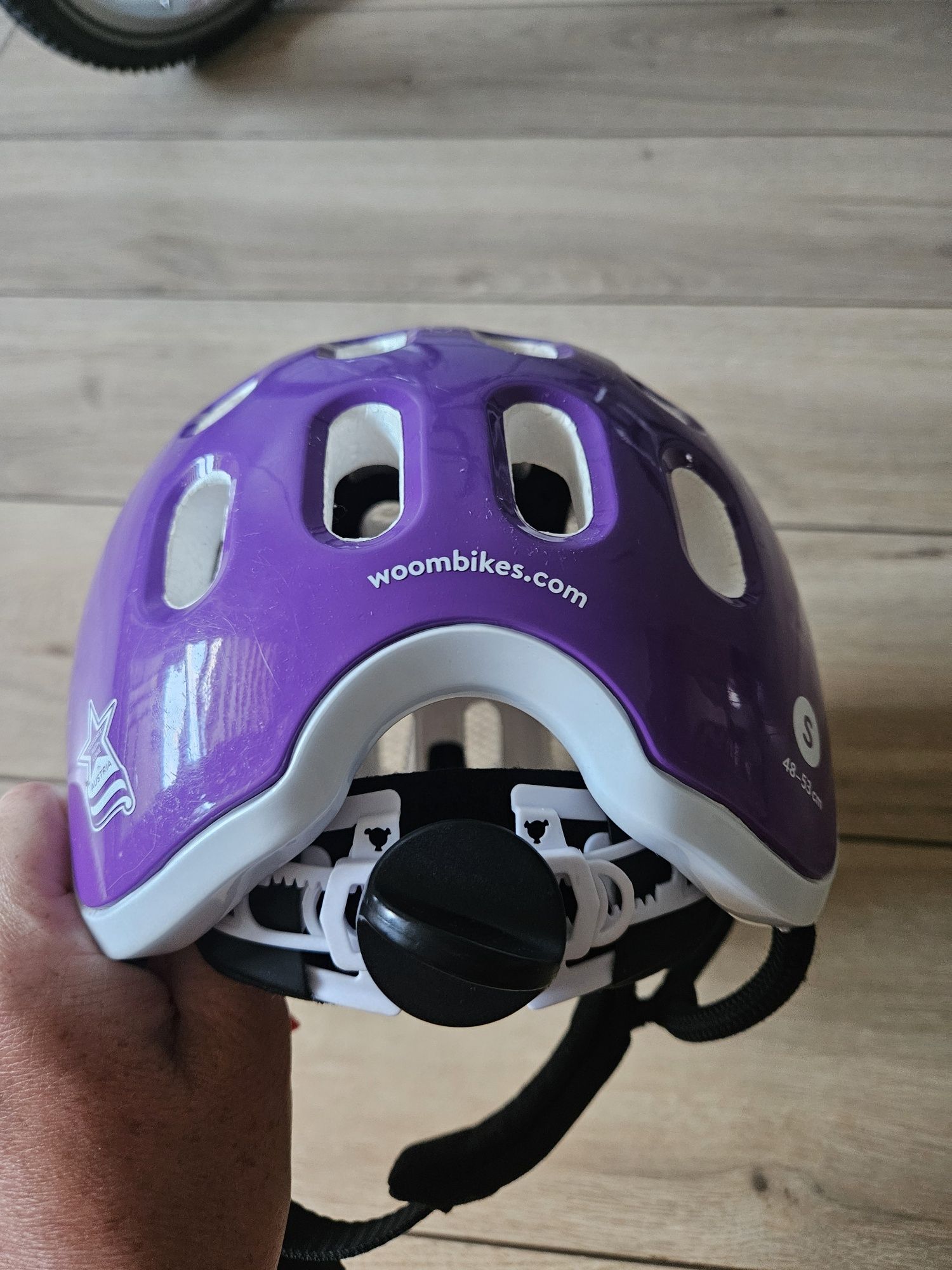 Rower 16 cali WOOM 3 + kask S