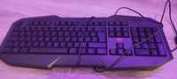 Teclado GXT LED rainbow mecanico blue switch gaming