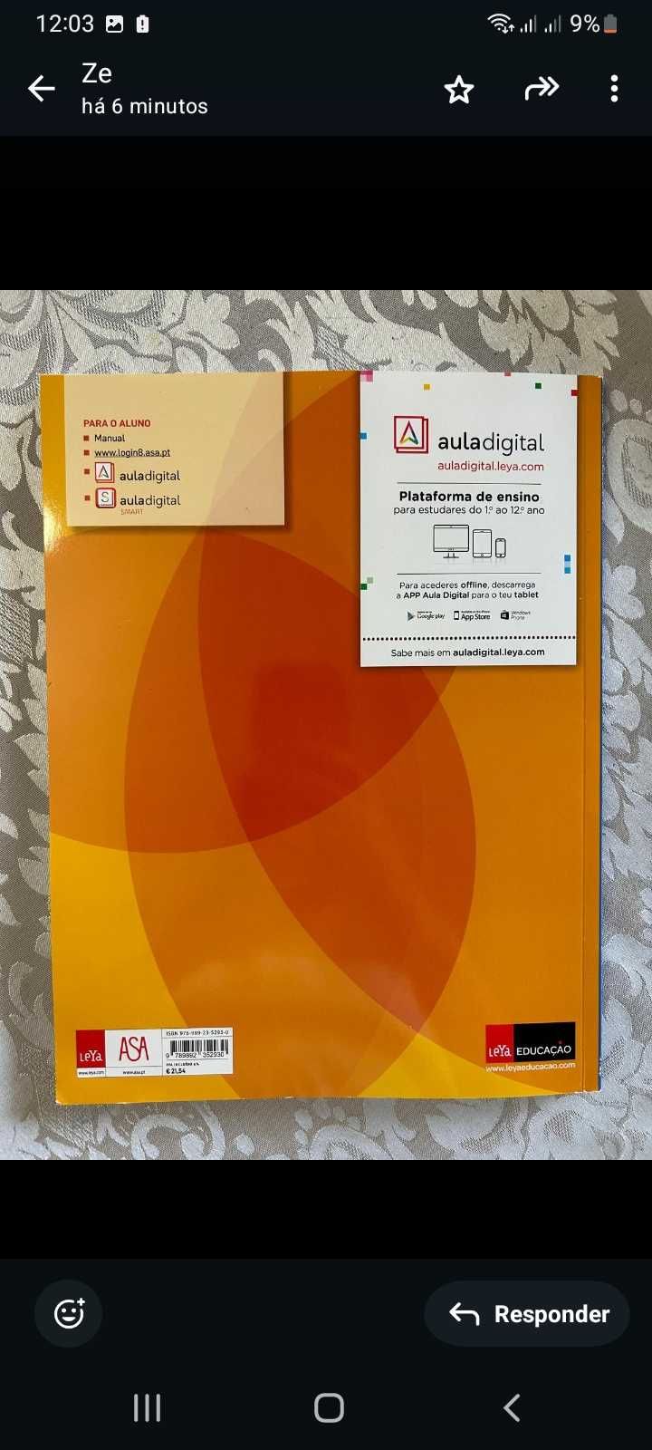 Login 8 - TIC  - 8º ano -Manual escolar
