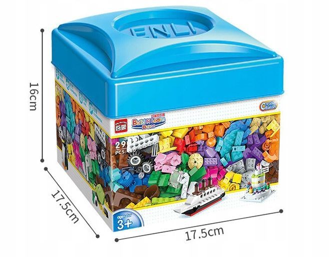 Klocki BOX Juguetes Bloques Zestaw - 460 pcs