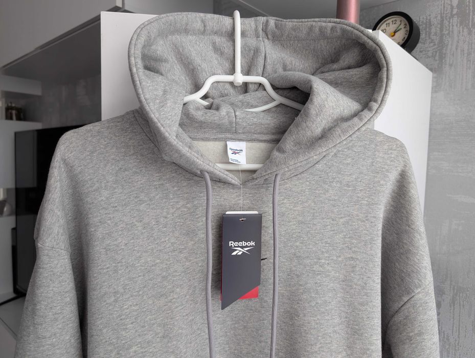 Reebok Classics Proud Мужская Худи Толстовка Кенгурушка Серая Hoodie L