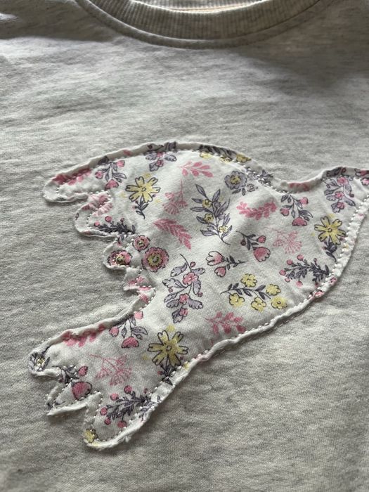 Zestaw komplet dresowy bluza + spodnie serce ptaszek Pepco 92