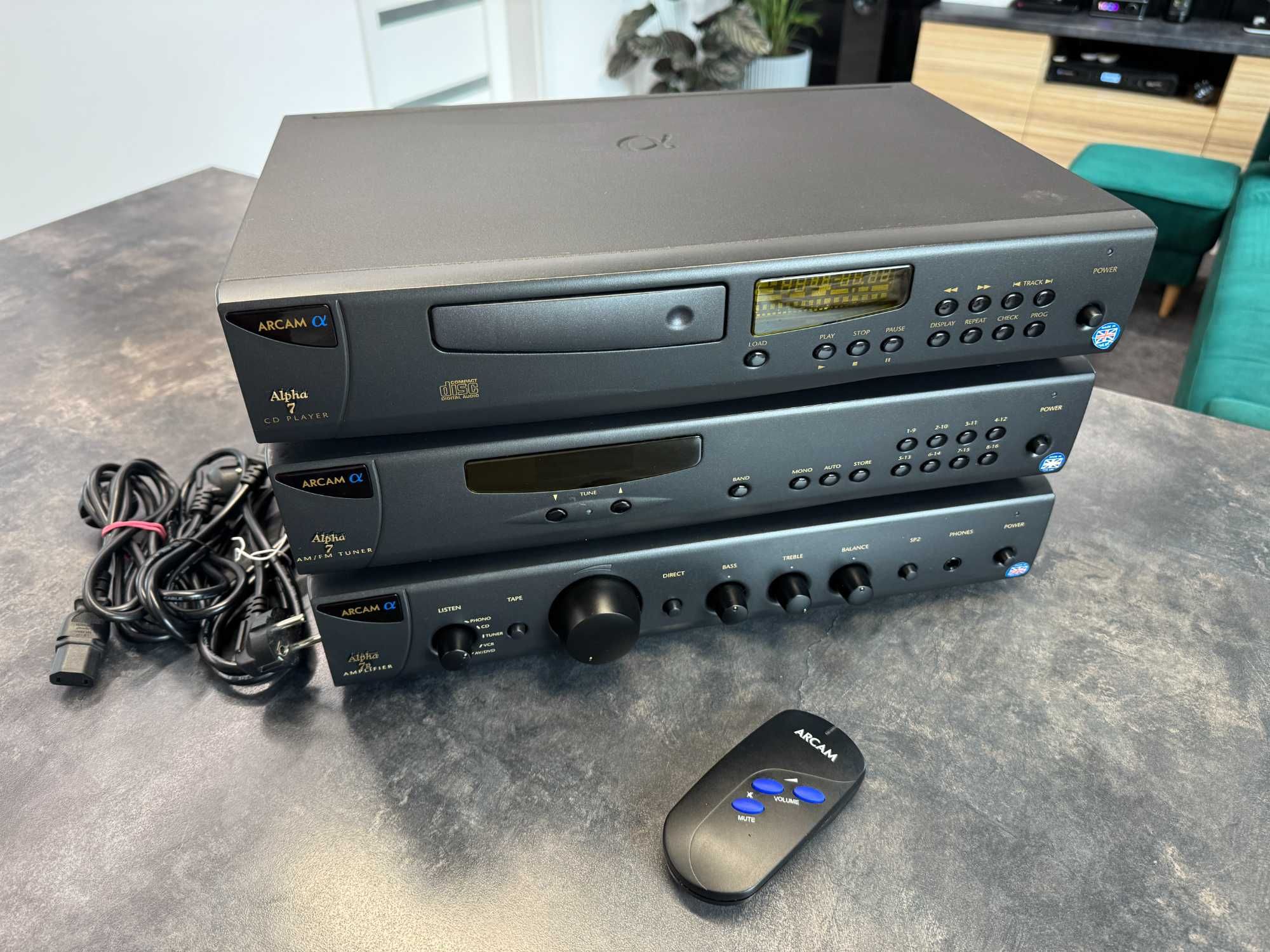 wieża segmentowa arcam cd,tuner,wzmacniacz, alpha 7,alpha 7r