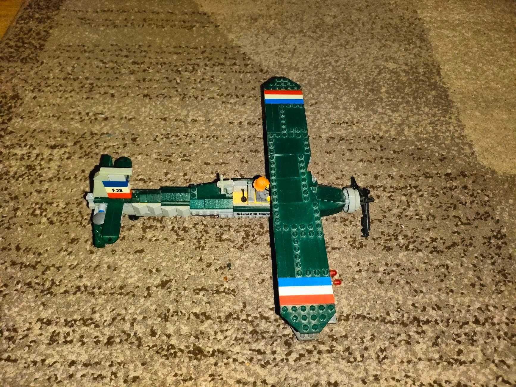 Samolot wojskowy - klocki - nie Lego - OKAZJA!