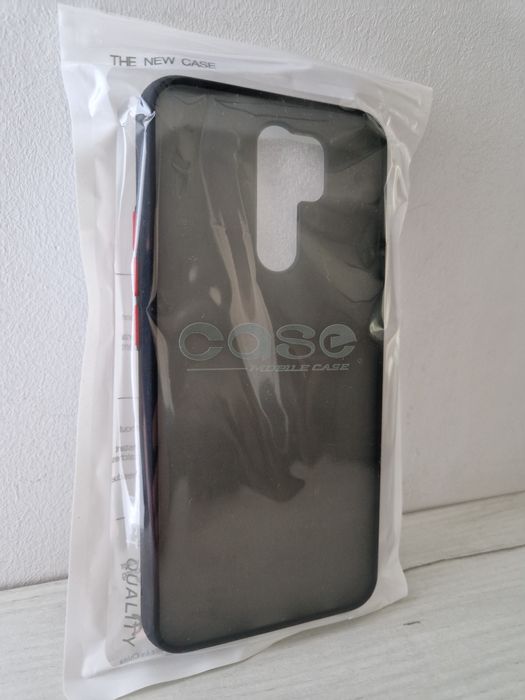 Vennus Color Button Bumper do Xiaomi Redmi 9 Czarny