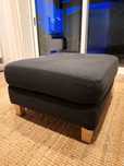 Puff ikea karlstad preto