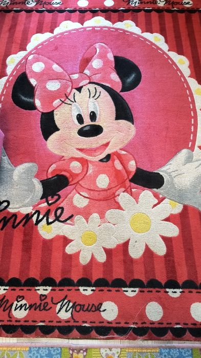 Dywan Disney Myszka Minnie czerwony